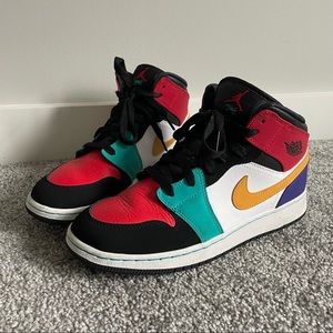 Jordan 1 Multi-Color Bred Mid
